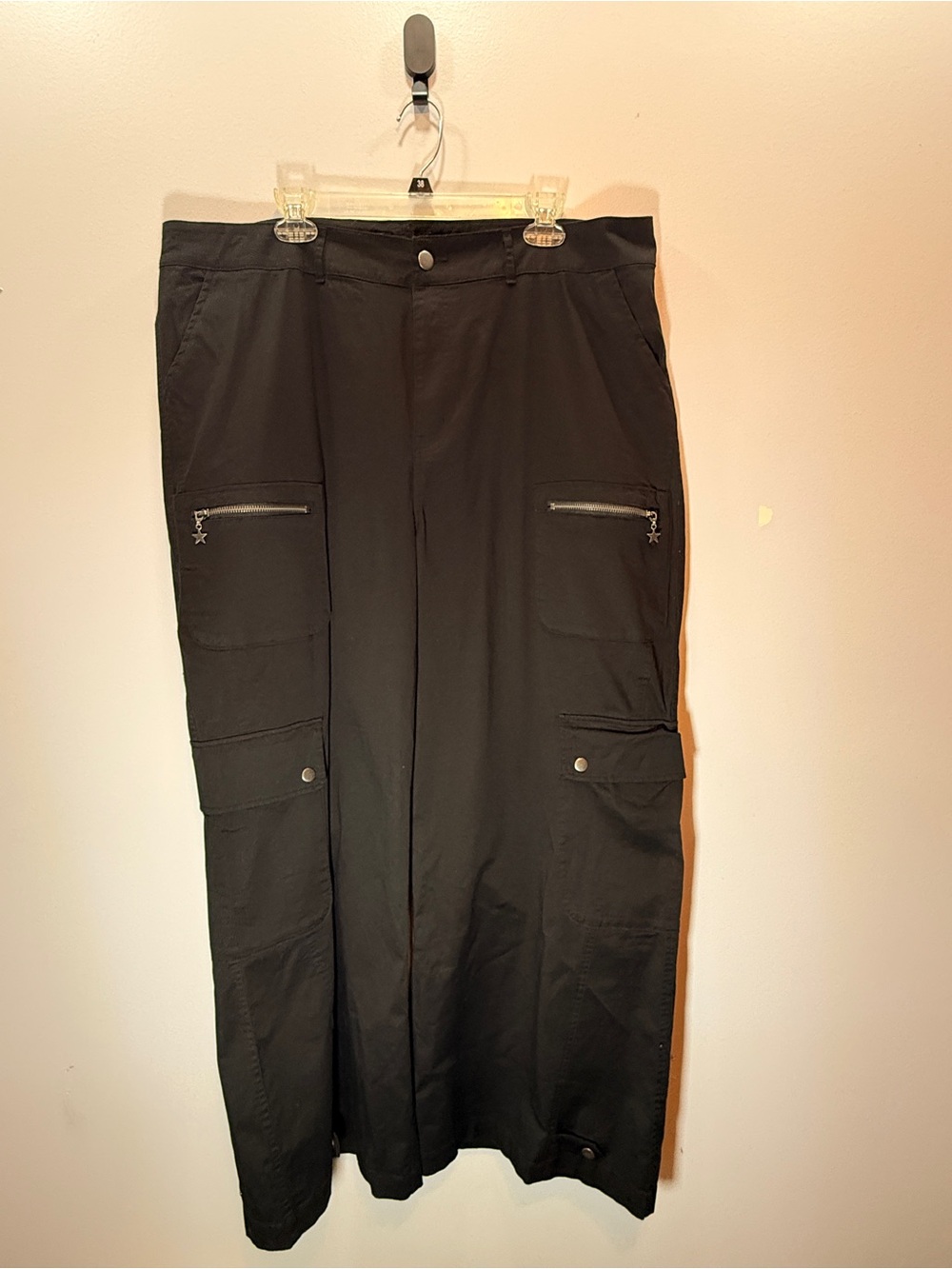 torrid Nightfall collection Black Wide Leg Cargo Pants